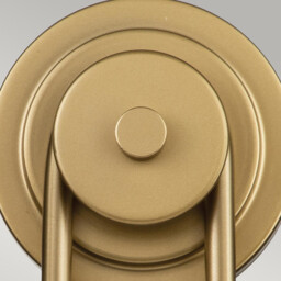 Capitol Hill 2 Light Candle Wall Lamp, Painted Natural Brass - thumbnail 3