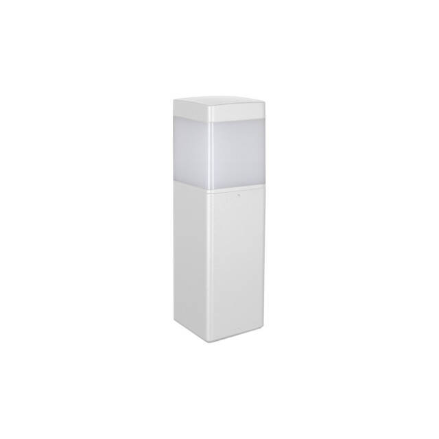 Chicago 35cm Square Post Lamp, 1 x E27, IP65, Matt White, 2yrs Warranty - image 1