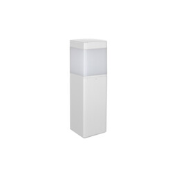 Chicago 35cm Square Post Lamp, 1 x E27, IP65, Matt White, 2yrs Warranty - thumbnail 1