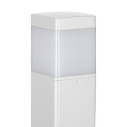 Chicago 35cm Square Post Lamp, 1 x E27, IP65, Matt White, 2yrs Warranty - thumbnail 5