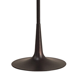 Zira Floor Lamp 2 Light G9, Polished Chrome/Frosted White Glass/Wenge, NOT LED/CFL Compatible - thumbnail 5