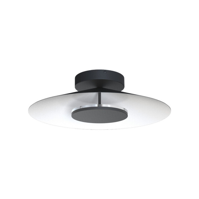 Orion Ceiling 55cm Round, 24W LED, 3000K, 1680lm, White/Black, 3yrs Warranty - image 1
