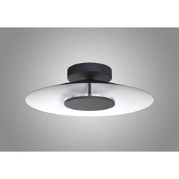 Orion Ceiling 55cm Round, 24W LED, 3000K, 1680lm, White/Black, 3yrs Warranty - thumbnail 2