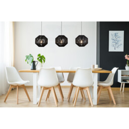 3 Light Bar Black Pendant - thumbnail 2
