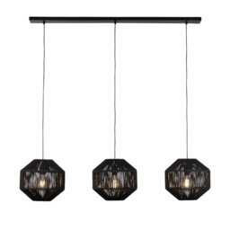 3 Light Bar Black Pendant - thumbnail 1