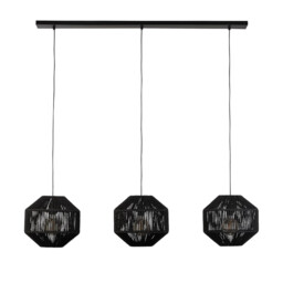 3 Light Bar Black Pendant - thumbnail 3