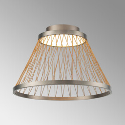 Spider 50cm Ceiling Light, 43W LED, 3000K, 2800lm, Matt Brushed Grey/Brown, 3yrs Warranty - thumbnail 2