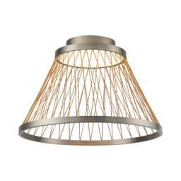 Spider 50cm Ceiling Light, 43W LED, 3000K, 2800lm, Matt Brushed Grey/Brown, 3yrs Warranty