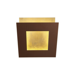 Dalia 18cm Wall Lamp, 18W LED, 3000K, 1260lm, Gold/Rust Brown, 3yrs Warranty - thumbnail 1