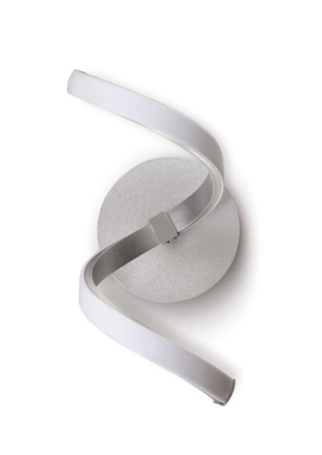 Nur Wall Lamp 10W LED 3000K, 850lm, Silver, Frosted Acrylic, Polished Chrome - image 1