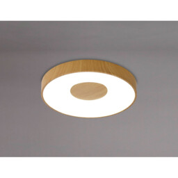 Coin Round Ceiling 80W LED With Remote Control 2700K-5000K, 3900lm, Wood Effect, 3yrs Warranty - thumbnail 2