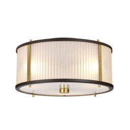 Corona Cylindrical 3 Light Pendant, Museum Bronze - thumbnail 3