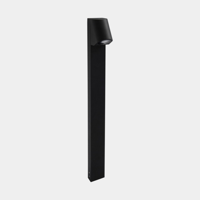 Eko Inclined Outdoor Bollard Black GU10 8W IP66