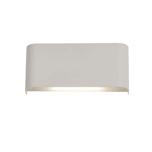 Match Box Wall Light LED 2 Light 10W White Up/Downlight 3000K - image 1