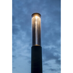 Screen LED Outdoor Bollard 310cm Dark Grey Pole Lamp 4000K 180º IP65 - thumbnail 2