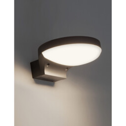 Enzi Outdoor Down Wall Lamp Dark Grey Aluminium LED 15W 1630Lm 3000K IP54 - thumbnail 2