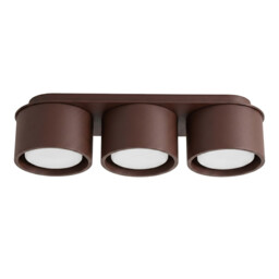 Modo Surface Mounted Downlight Brown 3x GX53