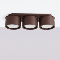 Modo Surface Mounted Downlight Brown 3x GX53 - thumbnail 2