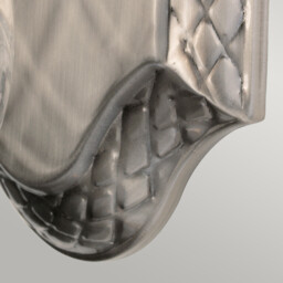 Plantation 1 Light Outdoor Dome Wall Light Polished Nickel IP44, G9 - thumbnail 3