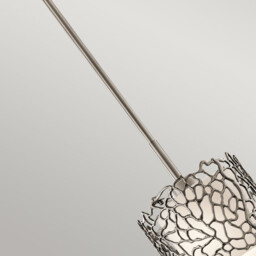 Silver Coral 1 Light Ceiling Mini Pendant Classic Pewter, E27 - thumbnail 5