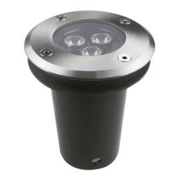 Ringo LED 3 Light Recessed Outdoor Ground Light Stainless Steel IP67 - thumbnail 1
