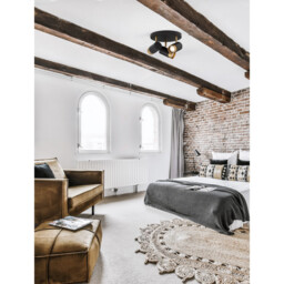 Pogno 3 Light Ceiling Spotlight Clusters Sandy black, Gold Aluminium LED GU10 3x10W - thumbnail 2
