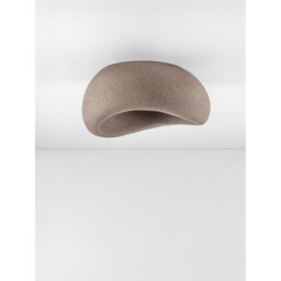 Aere 40cm Semi Flush Ceiling Light Stone Brown E27 1x12W - thumbnail 3