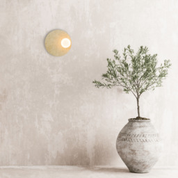 Vespera Globe Wall Lights Natural Stone 1xG9 LED - thumbnail 2