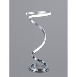 Helix Table Lamp 52cm, 20W LED, 3000K, 1600lm, Polished Chrome, 3yrs Warranty - thumbnail 2