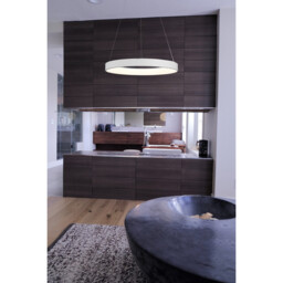 Niseko Ring Pendant 45cm 30W LED, 3000K-6000K Tuneable, 2100lm, Remote Control, Gold, 3yrs Warranty - thumbnail 5