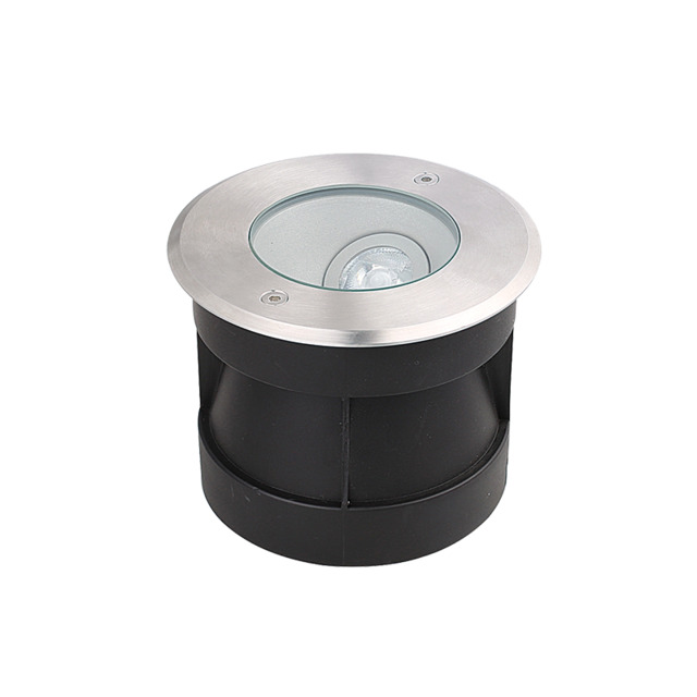 Zambelis 15cm Outdoor Recessed Ground Light Stainless Steel LED 3000K IP67 - image 1