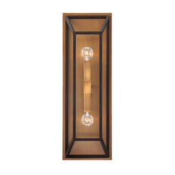 Fulton 2 Light Indoor Wall Light Bronze, E14 - thumbnail 1