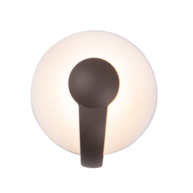 Nova Integrated Led Wall Lamp Dark Brown - Sandy White LED 3000K IP65 - image 1
