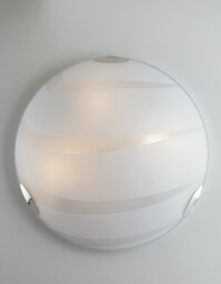 4 Light Flush Ceiling Light Glass White 50cm - thumbnail 2