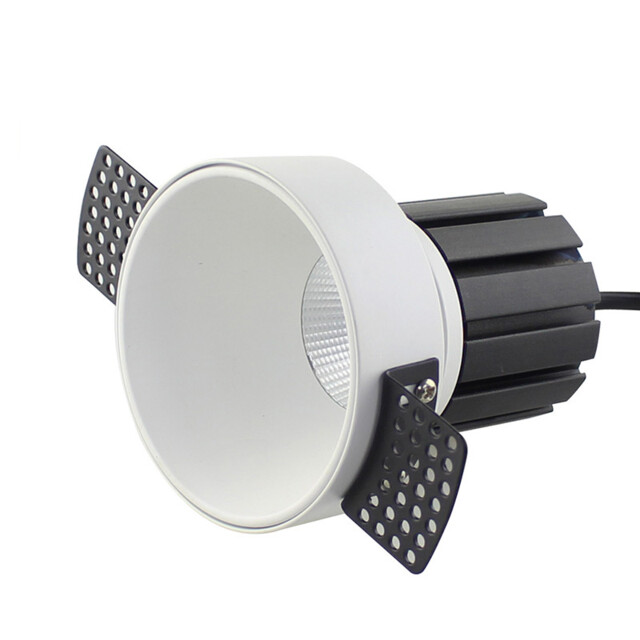 Zemen 8.2cm Recessed Downlight Sandy White LED 3000K 9W - image 1