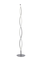 Sahara Floor Lamp 21W LED 3000K, 1470lm, Silver, Frosted Acrylic, Polished Chrome