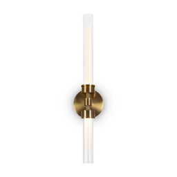 Maytoni Stelo Modern 2 Light Integrated LED Wall Lamp Brass 3000K - thumbnail 5