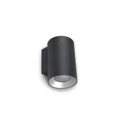 Cosmos 9cm Outdoor Up Down Wall Lamp Urban Grey LED 11.8W 2700K IP66 On-Off - thumbnail 1