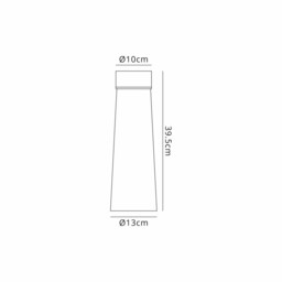 Freedom Ceiling Lamp E27, With Large Clear Cylindrical Cone Glass White Marble, Clear - thumbnail 2