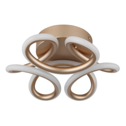 Melisand Integrated LED Semi Flush Ceiling Light Champagne Colored Matt LED 2700-6000K - thumbnail 2
