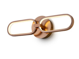 Colette Integrated LED Wall Light, Rose Gold - thumbnail 5