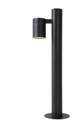 Arne-Led Modern Bollard Light Outdoor - Ø 6,3cm - LED - GU10 - 1x5W 2700K - IP44 - Black