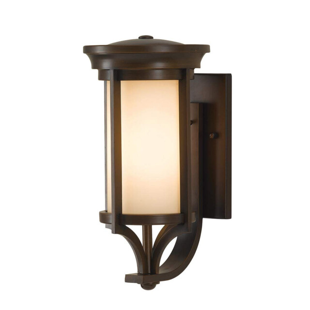Merrill 1 Light Outdoor Small Wall Lantern Light Heritage Bronze IP44, E27 - image 1