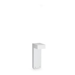 Sirio 30cm Outdoor Pedestal Light White 1x GX53 IP65 - thumbnail 1