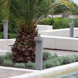 Simitli Outdoor Bollard Natural Concrete LED 3000K IP54 - thumbnail 3