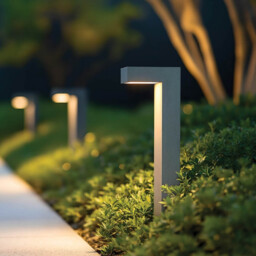 Simitli Outdoor Bollard Natural Concrete LED 3000K IP54 - thumbnail 2