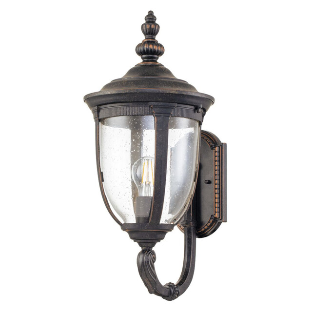 Cleveland Outdoor Wall Lantern Weathered Bronze, IP44 - image 1