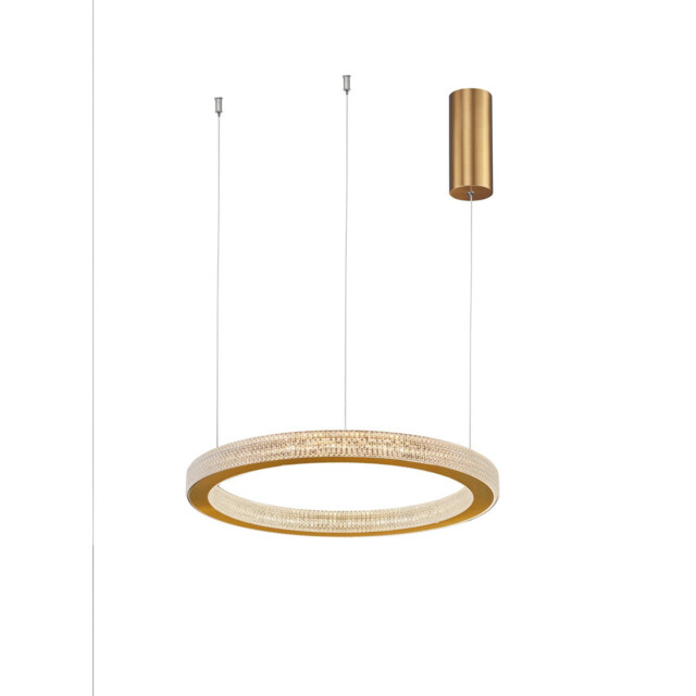 Fiore Integrated LED Pendant Ceiling Light Antique Gold Brass Aluminium LED 40W 2139Lm 3000K - image 1
