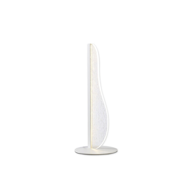 Bianca Small Table Lamp, 12W LED, 3000K, 700lm, White, Acrylic, 3yrs Warranty - image 1