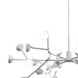Adn 36 Light Pendant Dimmable, Round 74cm, 108W LED, 3000K, 7250lm, White, 3yrs Warranty - thumbnail 5
